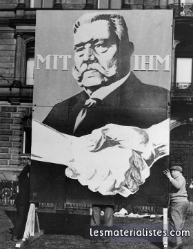 Election présidentielle allemande 1932 - Paul von Hindenburg mit ihm