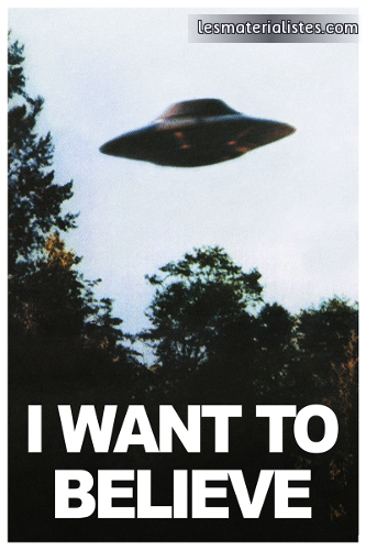 X-Files : affiche "I Want to Believe"